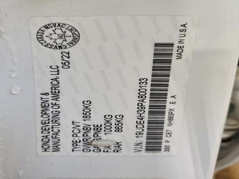 Продажа на аукционе авто 2023 Acura Integra A-, vin: 19UDE4H39PA800133, номер лота: 74288785