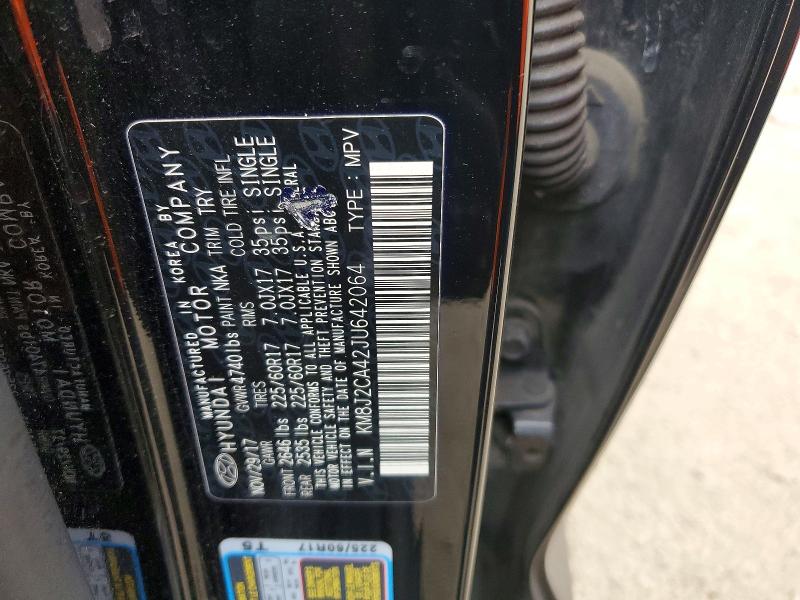 Продаж на аукціоні авто 2018 Hyundai Tucson, vin: KM8J2CA42JU642064, номер лоту: 97866395