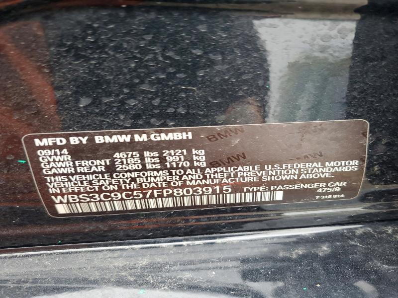 Продажа на аукционе авто 2015 Bmw M3, vin: WBS3C9C57FP803915, номер лота: 98055995