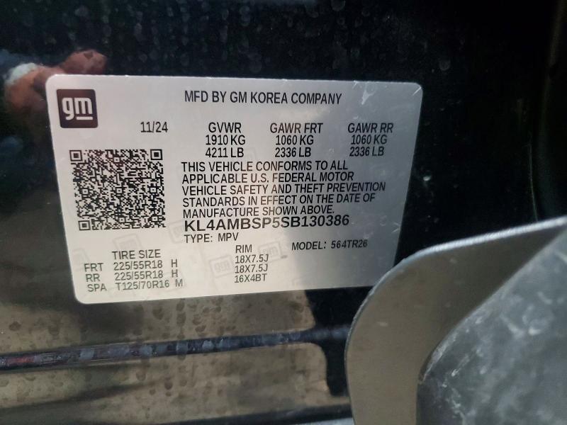 74316585 :رقم المزاد ، KL4AMBSP5SB130386 vin ، 2025 Buick Encore Gx مزاد بيع
