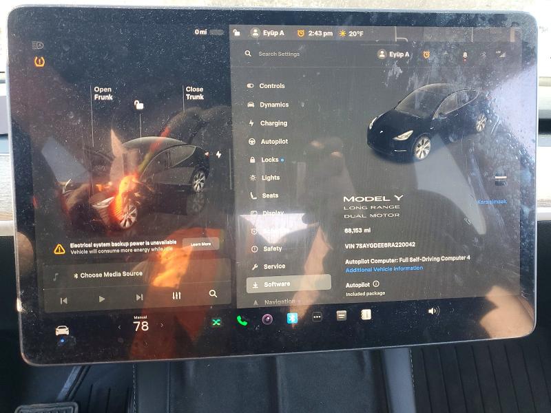 Продаж на аукціоні авто 2024 Tesla Model Y, vin: 7SAYGDEE6RA220042, номер лоту: 73669035