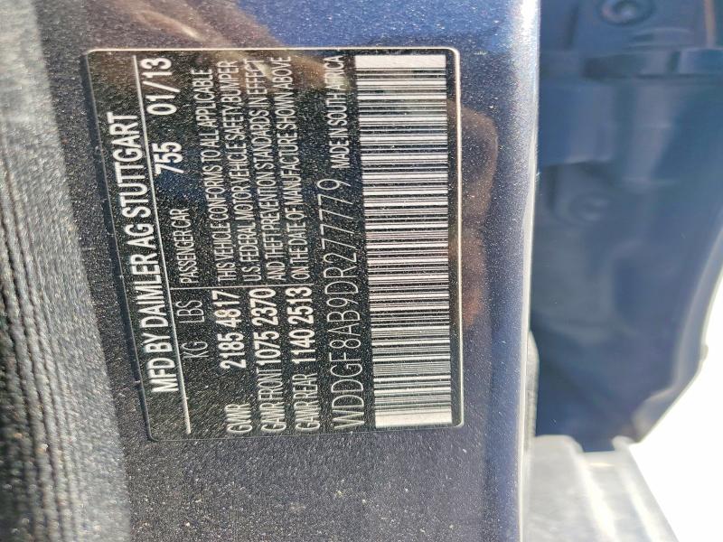 Продаж на аукціоні авто 2013 Mercedes-benz C, vin: WDDGF8AB9DR277779, номер лоту: 98585655