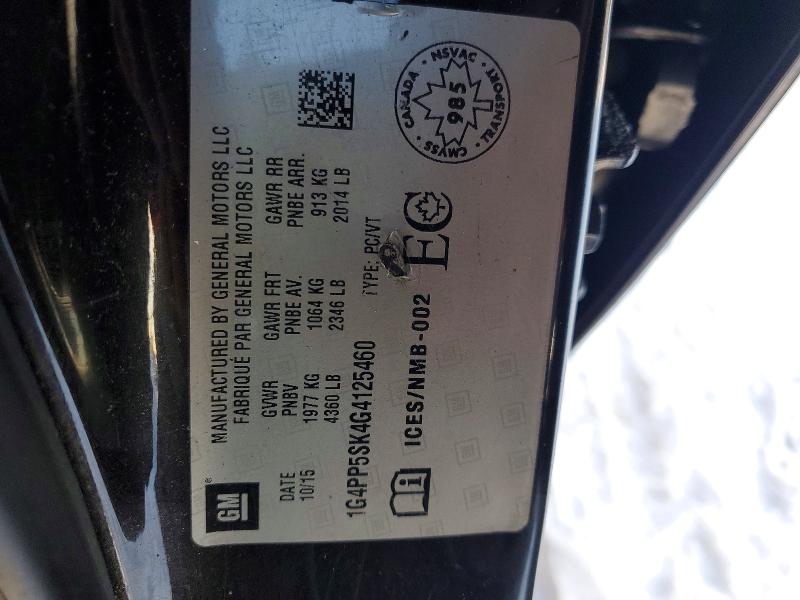 Aukcja sprzedaży 2016 Buick Verano, vin: 1G4PP5SK4G4125460, numer aukcji: 73991905