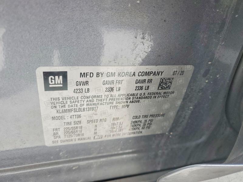 Продажа на аукционе авто 2020 Buick Encore Gx, vin: KL4MMFSL0LB131917, номер лота: 74836105