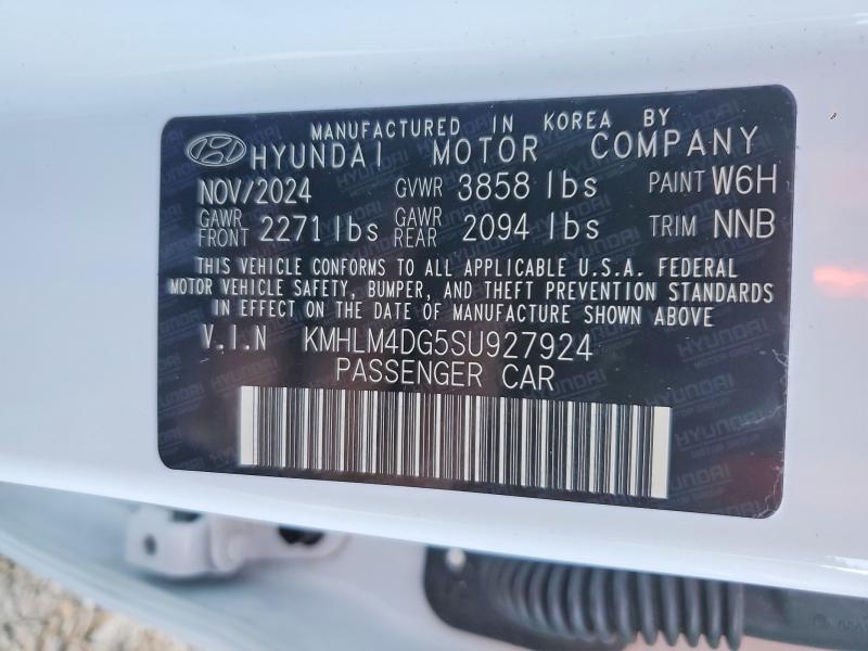 Aukcja sprzedaży 2025 Hyundai Elantra, vin: KMHLM4DG5SU927924, numer aukcji: 98172085