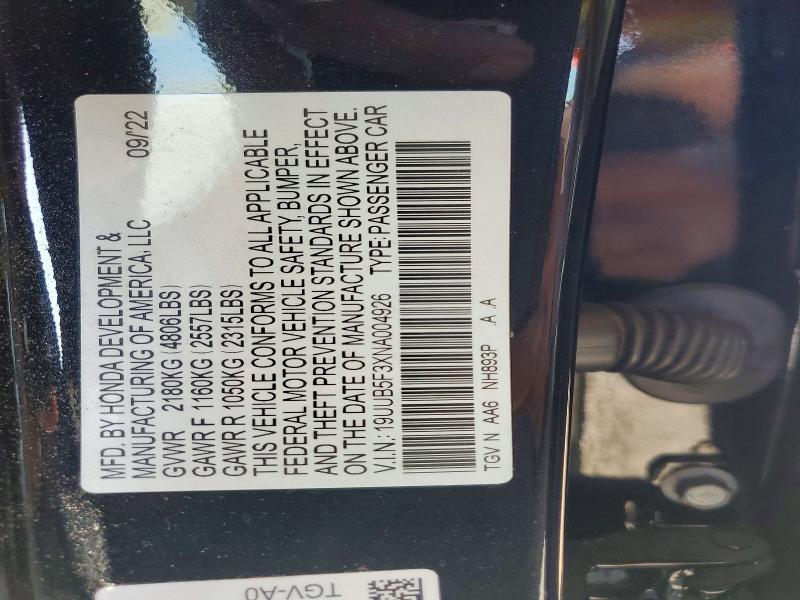 Продажа на аукционе авто 2022 Acura Tlx, vin: 19UUB5F3XNA004926, номер лота: 75636305