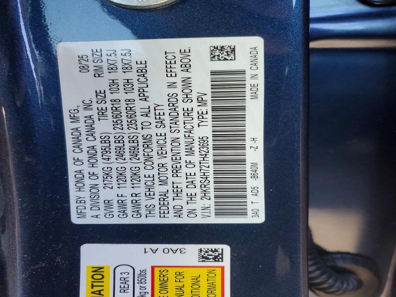 Aukcja sprzedaży 2026 Honda Cr-v, vin: 2HKRS4H72TH423695, numer aukcji: 74383075