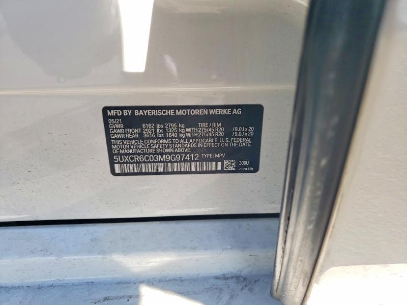 Aukcja sprzedaży 2021 Bmw X5 Xdrive40i Sports, vin: 5UXCR6C03M9G97412, numer aukcji: 72311635
