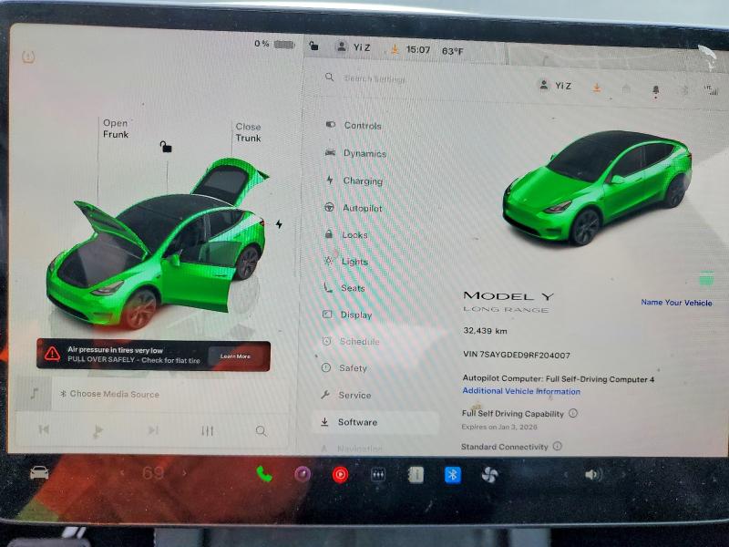 Aukcja sprzedaży 2024 Tesla Model Y, vin: 7SAYGDED9RF204007, numer aukcji: 93654305
