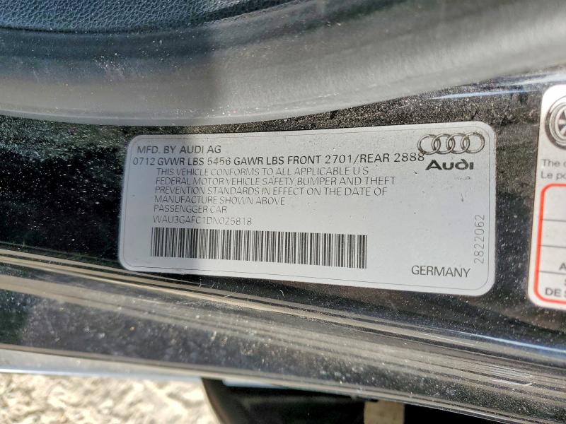 Продажа на аукционе авто 2013 Audi A7, vin: WAU3GAFC1DN025818, номер лота: 98556525