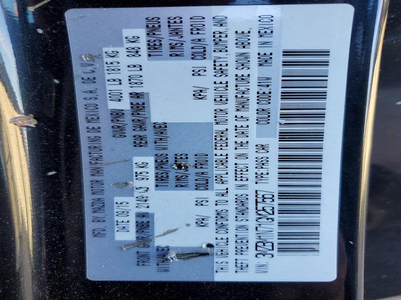 98602135 :رقم المزاد ، 3MZBM1N71GM257567 vin ، 2016 Mazda 3 مزاد بيع