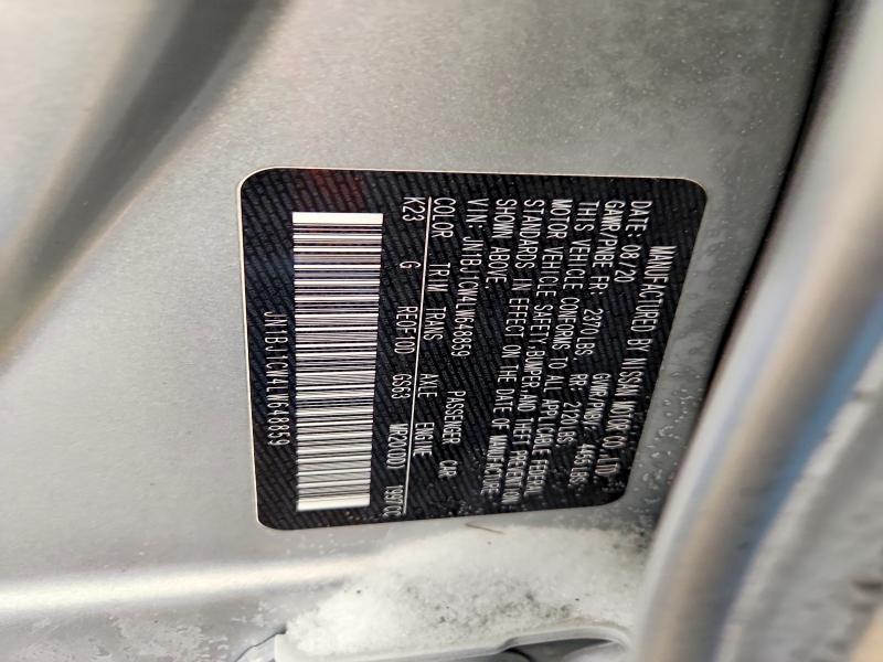74047765 :رقم المزاد ، JN1BJ1CW4LW648859 vin ، 2020 Nissan Rogue Sport مزاد بيع