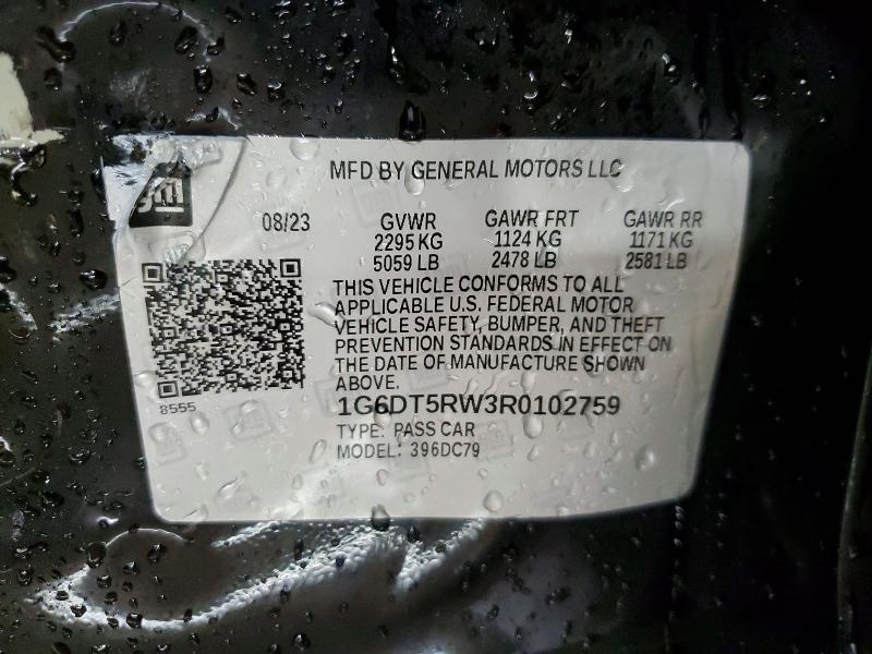 Продажа на аукционе авто 2024 Cadillac Ct5 Premiu, vin: 1G6DT5RW3R0102759, номер лота: 99088145