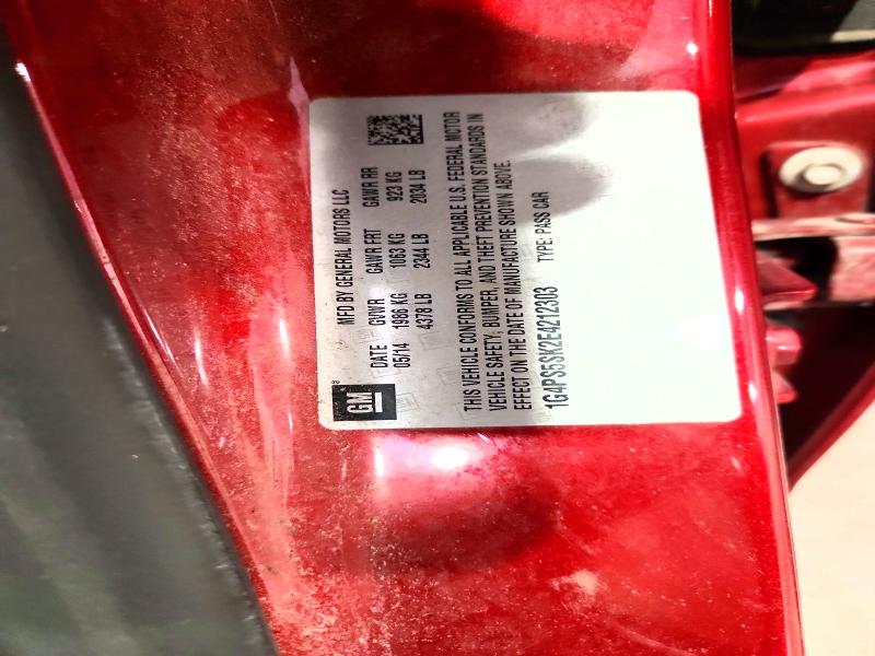 73624575 :رقم المزاد ، 1G4PS5SK2E4212303 vin ، 2014 Buick Verano مزاد بيع