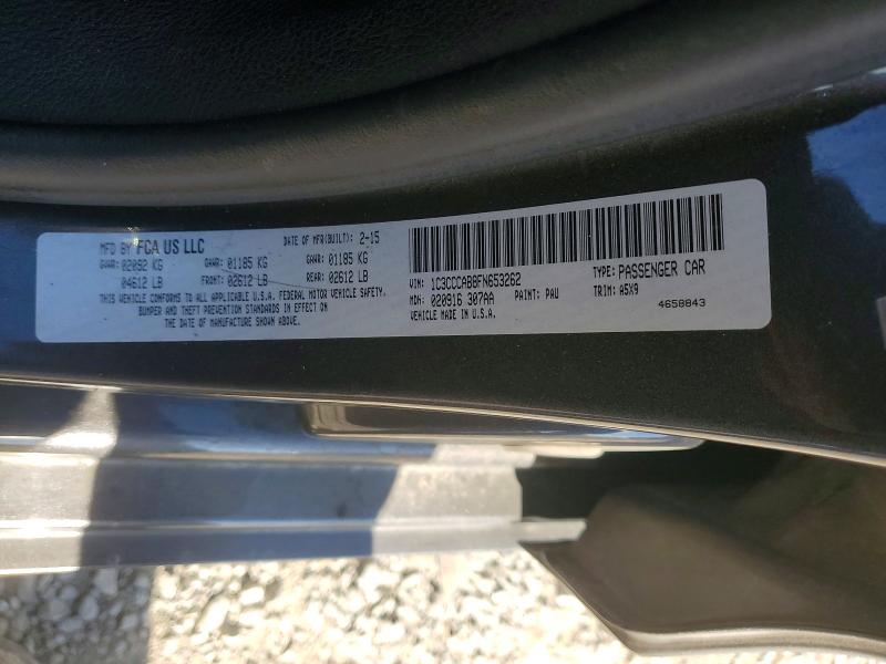 Продаж на аукціоні авто 2015 Chrysler 200, vin: 1C3CCCAB8FN653262, номер лоту: 99433585