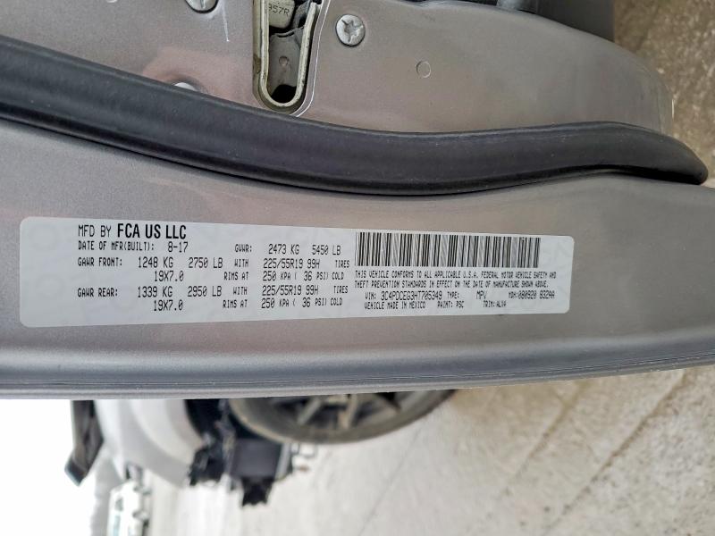 2017 Dodge Journey მანქანა იყიდება აუქციონზე, vin: 3C4PDCEG3HT705349, აუქციონის ნომერი: 99725855
