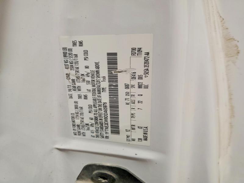 2013 Ford Econoline მანქანა იყიდება აუქციონზე, vin: 1FTNE2EW9DDA65976, აუქციონის ნომერი: 52561866