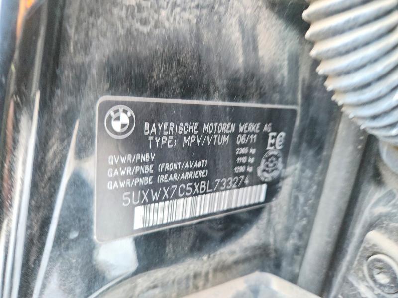Aukcja sprzedaży 2011 Bmw X3, vin: 5UXWX7C5XBL733274, numer aukcji: 72565385