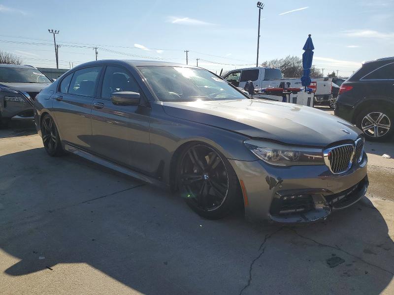 2016 Bmw 740 I მანქანა იყიდება აუქციონზე, vin: WBA7E2C57GG547607, აუქციონის ნომერი: 74832555
