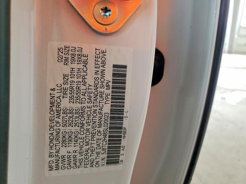 Aukcja sprzedaży 2025 Acura Rdx, vin: 5J8TC2H48SL020023, numer aukcji: 74208355