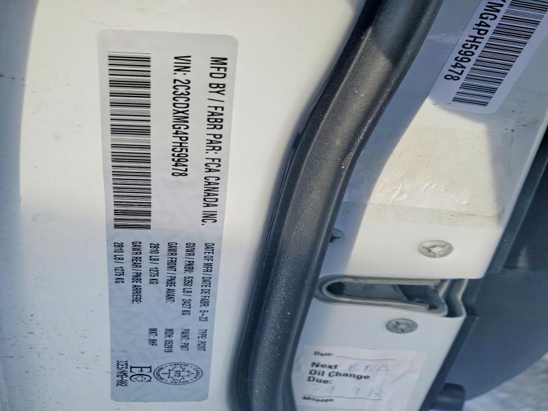 98688105 :رقم المزاد ، 2C3CDXMG4PH599478 vin ، 2023 Dodge Charger مزاد بيع