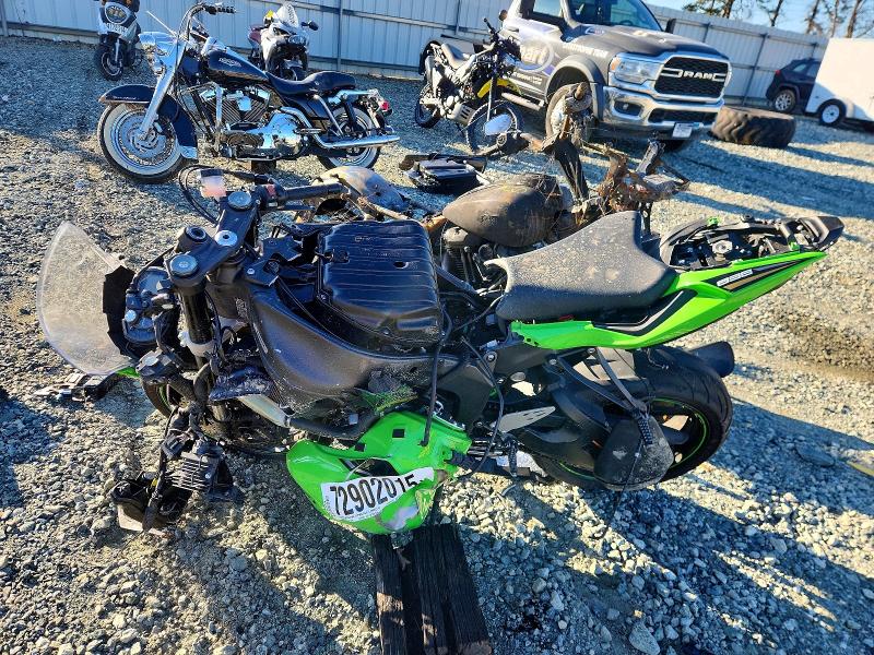 72902015 :رقم المزاد ، JKBZXJG13LA009531 vin ، 2020 Kawasaki Zx636 مزاد بيع