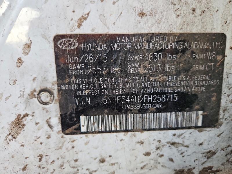 Продажа на аукционе авто 2015 Hyundai Sonata, vin: 5NPE34AB2FH258715, номер лота: 98450215