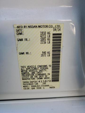 Aukcja sprzedaży 2014 Nissan Altima 2.5, vin: 1N4AL3AP5EC415870, numer aukcji: 43466354