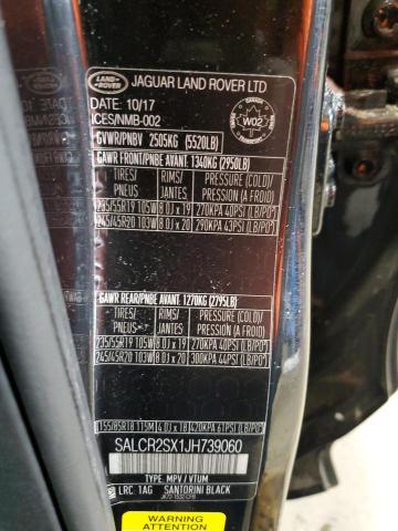 Aukcja sprzedaży 2018 Land Rover Discovery Sport Hse, vin: SALCR2SX1JH739060, numer aukcji: 44380044
