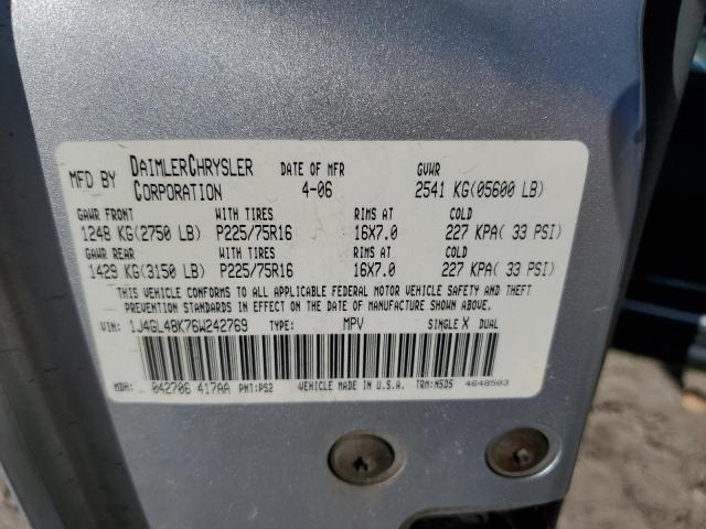 Продаж на аукціоні авто 2006 Jeep Liberty Sport, vin: 1J4GL48K76W242769, номер лоту: 43329504