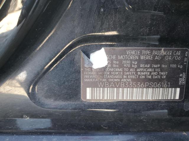 Продаж на аукціоні авто 2006 Bmw 330 I, vin: WBAVB33536PS06161, номер лоту: 43702264