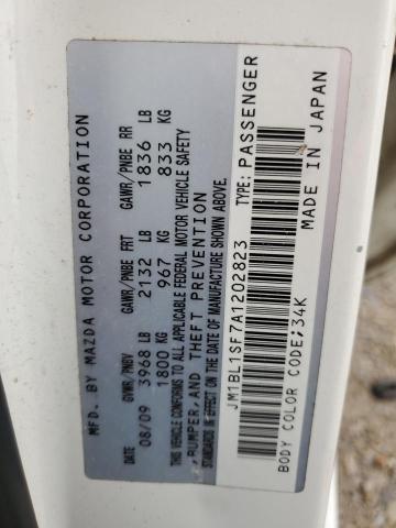 Aukcja sprzedaży 2010 Mazda 3 I, vin: JM1BL1SF7A1202823, numer aukcji: 45104734