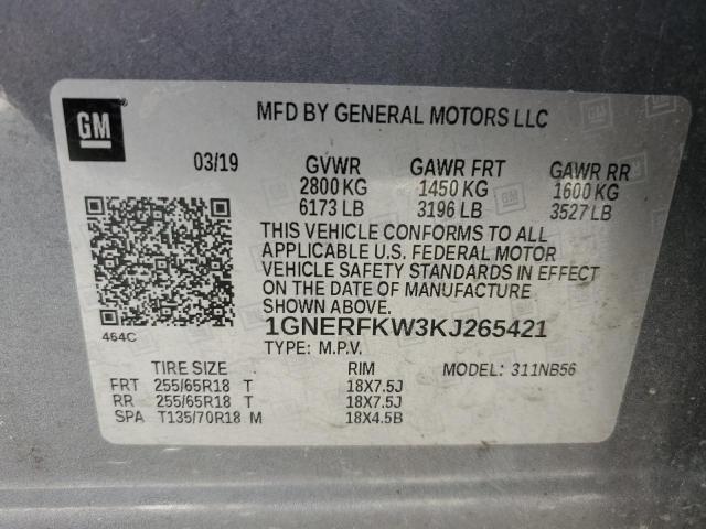 Продажа на аукционе авто 2019 Chevrolet Traverse Ls, vin: 1GNERFKW3KJ265421, номер лота: 41170594