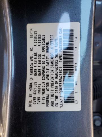 2014 Honda Accord Sport მანქანა იყიდება აუქციონზე, vin: 1HGCR2F56EA248676, აუქციონის ნომერი: 41369144
