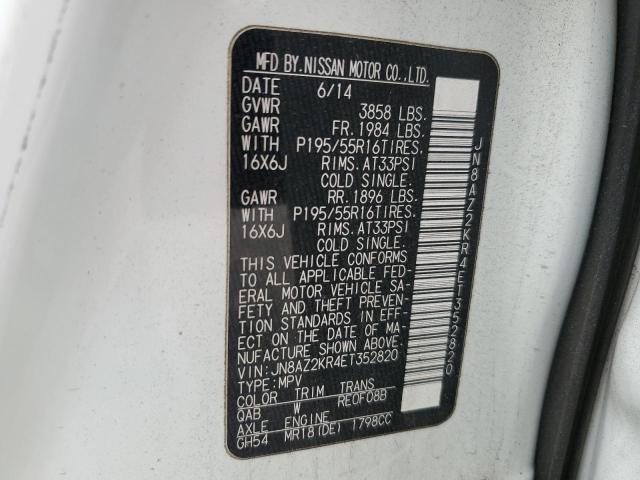 Продажа на аукционе авто 2014 Nissan Cube S, vin: JN8AZ2KR4ET352820, номер лота: 43770794