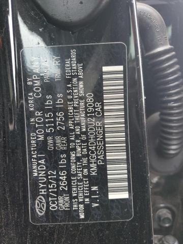Aukcja sprzedaży 2013 Hyundai Genesis 5.0l, vin: KMHGC4DH0DU219080, numer aukcji: 43860774