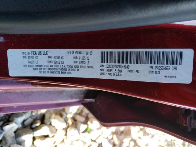 Aukcja sprzedaży 2016 Chrysler 200 C, vin: 1C3CCCEG6GN140048, numer aukcji: 44101014