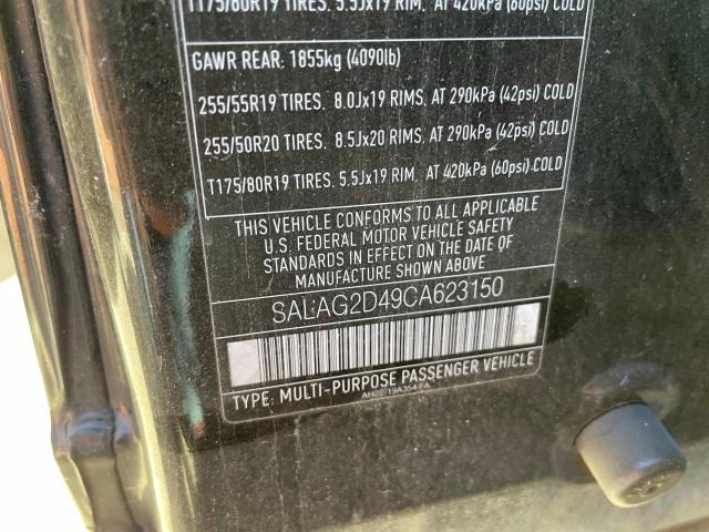 Aukcja sprzedaży 2012 Land Rover Lr4 Hse, vin: SALAG2D49CA623150, numer aukcji: 43859984