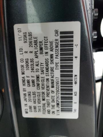 Aukcja sprzedaży 2008 Honda Accord Ex, vin: JHMCP26728C029517, numer aukcji: 44196014