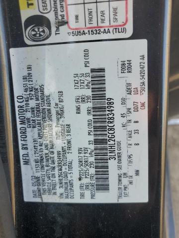 Aukcja sprzedaży 2012 Lincoln Mkz, vin: 3LNHL2GC8CR834989, numer aukcji: 43626604