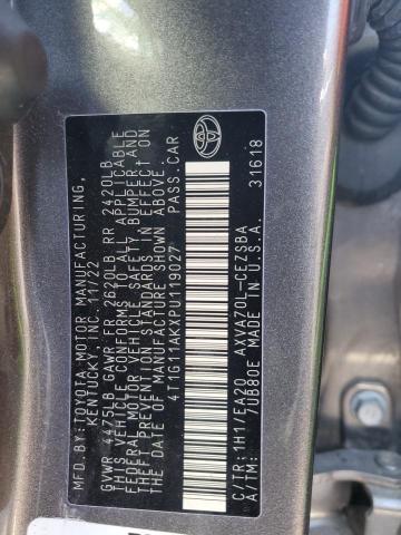 Продажа на аукционе авто 2023 Toyota Camry Se Night Shade, vin: 4T1G11AKXPU119027, номер лота: 43802704