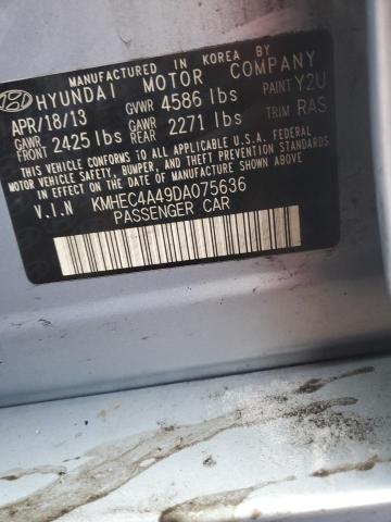 Aukcja sprzedaży 2013 Hyundai Sonata Hybrid, vin: KMHEC4A49DA075636, numer aukcji: 43159264