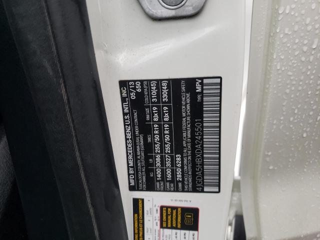 Aukcja sprzedaży 2013 Mercedes-benz Ml 350 4matic, vin: 4JGDA5HBXDA245501, numer aukcji: 43870034