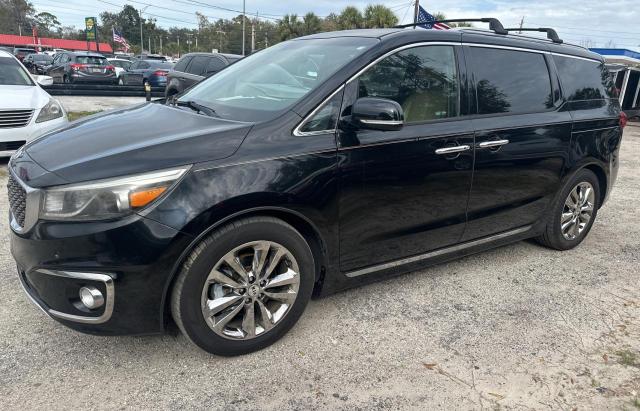 43077554 :رقم المزاد ، KNDME5C12J6356114 vin ، 2018 Kia Sedona Sxl مزاد بيع