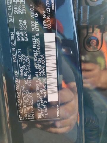 Aukcja sprzedaży 2022 Volvo Xc40 P8 Recharge Ultimate, vin: YV4ED3UB1N2775746, numer aukcji: 43503554