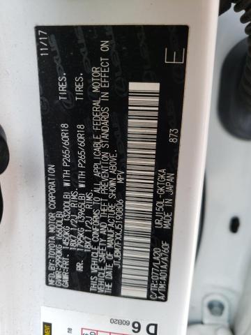 Aukcja sprzedaży 2018 Lexus Gx 460, vin: JTJBM7FXXJ5190806, numer aukcji: 44954324