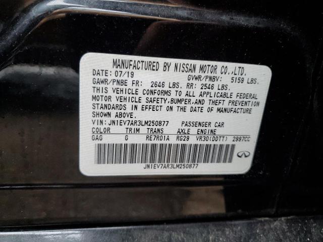 Продаж на аукціоні авто 2020 Infiniti Q50 Pure, vin: JN1EV7AR3LM250877, номер лоту: 41180524