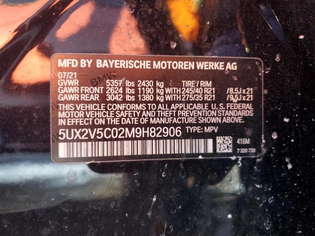 Aukcja sprzedaży 2021 Bmw X4, vin: 5UX2V5C02M9H82906, numer aukcji: 42532534