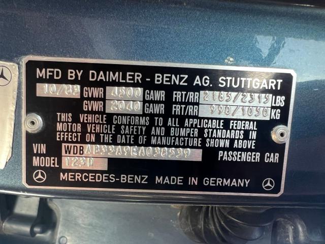 Aukcja sprzedaży 1984 Mercedes-benz 300 Dt, vin: WDBAB33A9EA038539, numer aukcji: 42291684