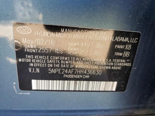 Aukcja sprzedaży 2017 Hyundai Sonata Se, vin: 5NPE24AF7HH436630, numer aukcji: 43725874